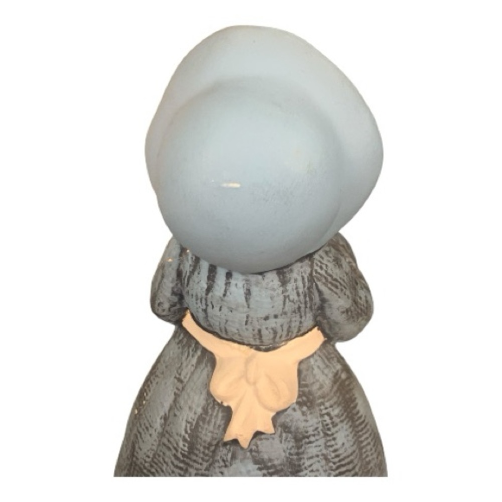 Vtg Ceramic Amish Faceless Mother Baby Figurine‎ Shelf Sitter Hand Painted - Picture 7 of 8